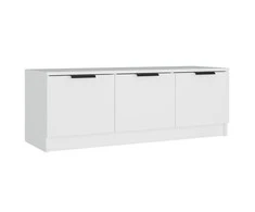 TV staliukas Televizoriaus spintelė, balta, 102x35x36,5cm, apdirbta mediena