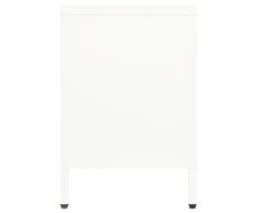 TV staliukas Televizoriaus spintelė, balta, 105x35x52cm, plienas ir stiklas