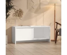 TV staliukas Televizoriaus spintelė, baltos spalvos, 90x35x40cm, MDP