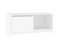 TV staliukas Televizoriaus spintelė, baltos spalvos, 90x35x40cm, MDP