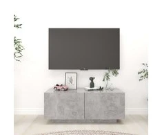 TV staliukas Televizoriaus spintelė, betono pilka, 100x35x40cm, mediena