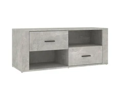TV staliukas Televizoriaus spintelė, betono pilka, 100x35x40cm, mediena