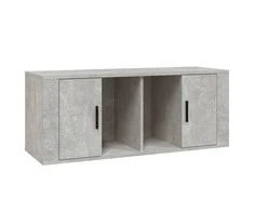 TV staliukas Televizoriaus spintelė, betono pilka, 100x35x40cm, mediena