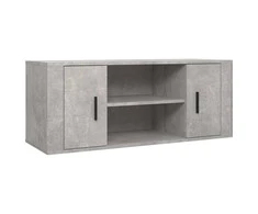 TV staliukas Televizoriaus spintelė, betono pilka, 100x35x40cm, mediena