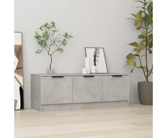 TV staliukas Televizoriaus spintelė, betono pilka, 102x35x36,5cm, mediena