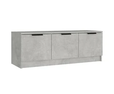 TV staliukas Televizoriaus spintelė, betono pilka, 102x35x36,5cm, mediena