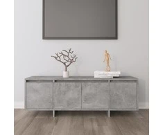TV staliukas Televizoriaus spintelė, betono, 120x30x40,5cm, apdirbta mediena