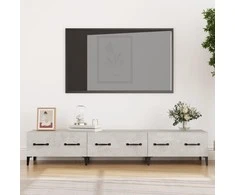 TV staliukas Televizoriaus spintelė, betono pilka, 150x34,5x30cm, mediena