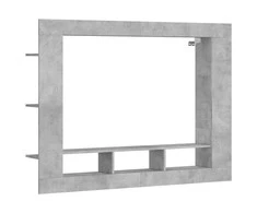TV staliukas Televizoriaus spintelė, betono pilka, 152x22x113cm, mediena