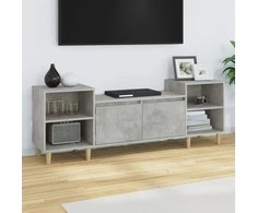 TV staliukas Televizoriaus spintelė, betono pilka, 160x35x55cm, mediena