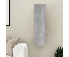 TV staliukas Televizoriaus spintelė, betono, 30,5x30x110cm, apdirbta mediena