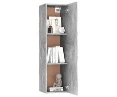 TV staliukas Televizoriaus spintelė, betono, 30,5x30x110cm, apdirbta mediena
