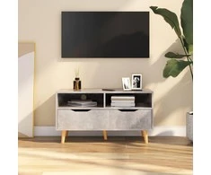 TV staliukas Televizoriaus spintelė, betono, 90x40x48,5cm, apdirbta mediena