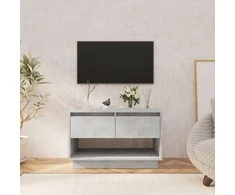 TV staliukas Televizoriaus spintelė, betono, 70x41x44cm, apdirbta mediena