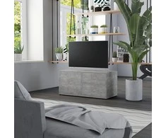 TV staliukas Televizoriaus spintelė, betono, 80x34x36cm, apdirbta mediena