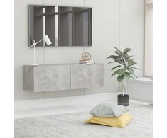 TV staliukas Televizoriaus spintelė, betono, 100x30x30cm, apdirbta mediena