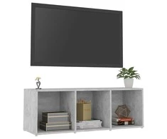 TV staliukas Televizoriaus spintelė, betono pilkos spalvos, 107x35x37cm, MDP