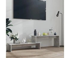 Televizoriaus spintelė, betono pilkos spalvos, 180x30x43cm, MDP