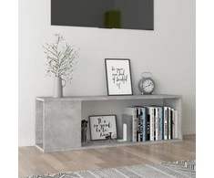 TV staliukas Televizoriaus spintelė, betono, 100x24x32cm, apdirbta mediena