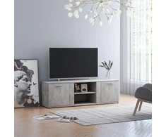 TV staliukas Televizoriaus spintelė, betono, 120x34x37cm, apdirbta mediena