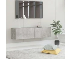 TV staliukas Televizoriaus spintelė, betono, 120x30x30cm, apdirbta mediena