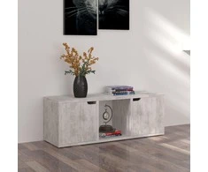 Televizoriaus spintelė, betono, 88,5x27,5x30,5cm, mediena