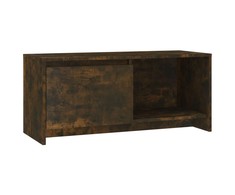 Televizoriaus spintelė, dūminio ąžuolo, 90x35x40cm, mediena