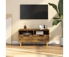 TV staliukas Televizoriaus spintelė, dūminė, 90x40x48,5cm, apdirbta mediena