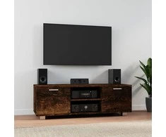 TV staliukas Televizoriaus spintelė, dūminio ąžuolo, 120x40,5x35cm, mediena