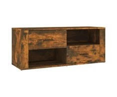 TV staliukas Televizoriaus spintelė, dūminio ąžuolo, 100x35x40cm, mediena
