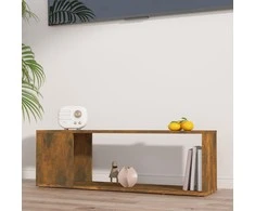 TV staliukas Televizoriaus spintelė, dūminio ąžuolo, 100x24x32cm, mediena