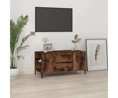 TV staliukas Televizoriaus spintelė, dūminio ąžuolo, 102x44,5x50cm, mediena