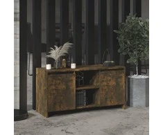 TV staliukas Televizoriaus spintelė, dūminė, 102x37,5x52,5cm, mediena