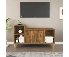 TV staliukas Televizoriaus spintelė, dūminio ąžuolo, 100x35x55cm, mediena