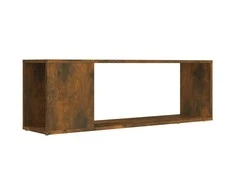 TV staliukas Televizoriaus spintelė, dūminio ąžuolo, 100x24x32cm, mediena