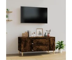 TV staliukas Televizoriaus spintelė, dūminio ąžuolo, 102x44,5x50cm, mediena