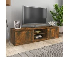 TV staliukas Televizoriaus spintelė, dūminio ąžuolo, 140x40x35,5cm, mediena