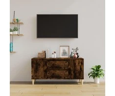TV staliukas Televizoriaus spintelė, dūminio ąžuolo, 102x44,5x50cm, mediena