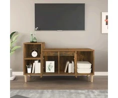 TV staliukas Televizoriaus spintelė, dūminio ąžuolo, 100x35x55cm, mediena