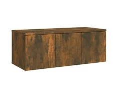 TV staliukas Televizoriaus spintelė, dūminio ąžuolo, 80x34x30cm, mediena
