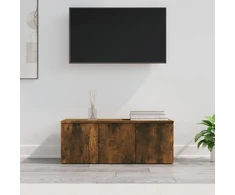 TV staliukas Televizoriaus spintelė, dūminio ąžuolo, 80x34x30cm, mediena
