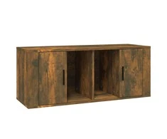TV staliukas Televizoriaus spintelė, dūminio ąžuolo, 100x35x40cm, mediena