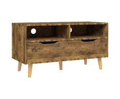 TV staliukas Televizoriaus spintelė, dūminė, 90x40x48,5cm, apdirbta mediena
