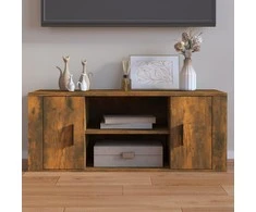 TV staliukas Televizoriaus spintelė, dūminio ąžuolo, 100x35x40cm, mediena