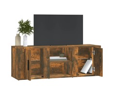 TV staliukas Televizoriaus spintelė, dūminio ąžuolo, 100x31,5x35cm, mediena