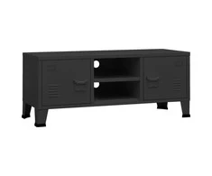 TV staliukas Televizoriaus spintelė, juoda, 105x35x42cm, metalas