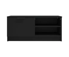 TV staliukas Televizoriaus spintelė, juoda, 80x35x36,5cm, apdirbta mediena