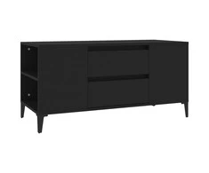 TV staliukas Televizoriaus spintelė, juodos spalvos, 102x44,5x50cm, mediena