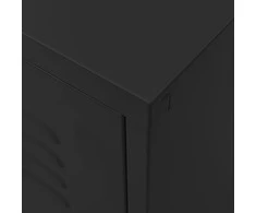 TV staliukas Televizoriaus spintelė, juodos spalvos, 105x35x50cm, plienas
