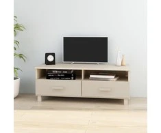 TV staliukas Televizoriaus spintelė HAMAR, medaus ruda, 106x40x40cm, pušis